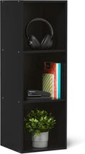 Basics Black 3-Cube Bookcase