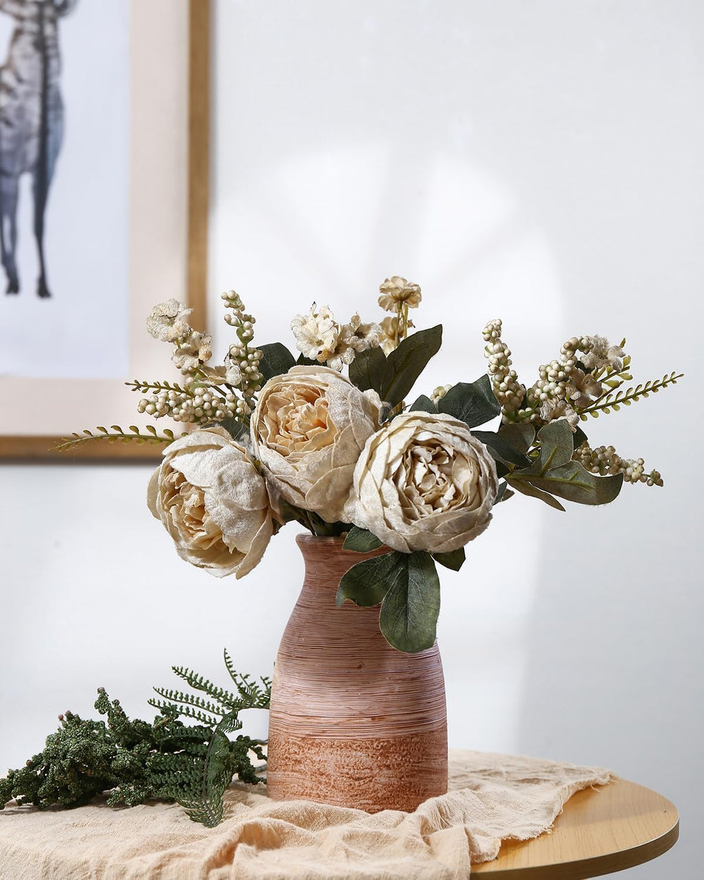 Neutral Terracotta Rustic Vase Set of 2