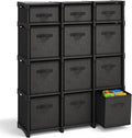 Black DIY Cube Storage Organizer Shelf