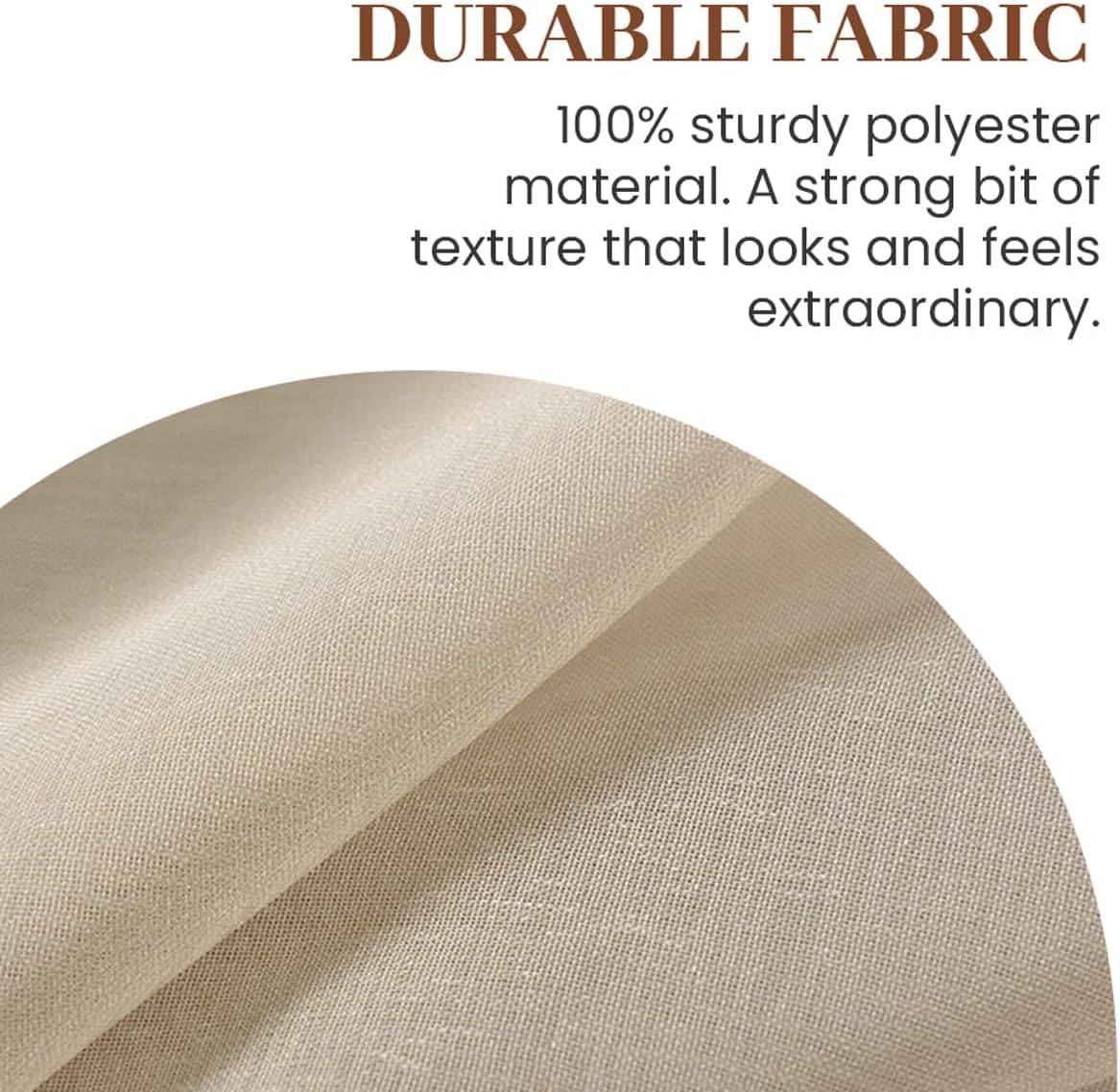 Taupe Solid Sheer Voile Curtains Set of 2