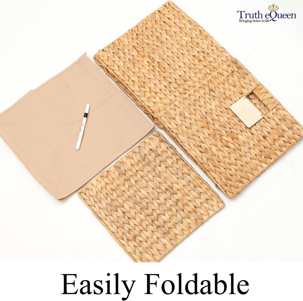 Water Hyacinth Cube Storage Baskets