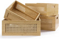 Handmade Rattan Wooden Storage Baskets