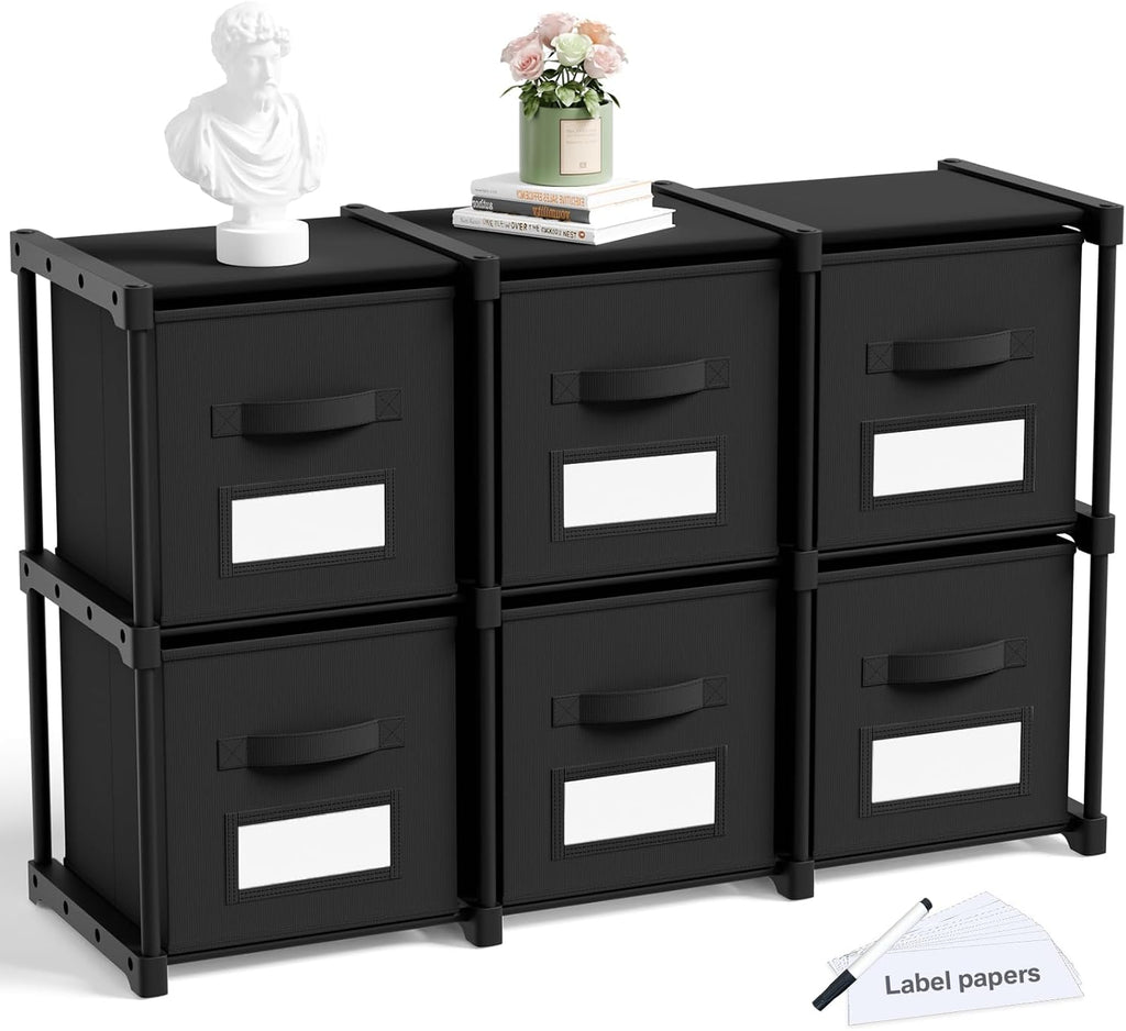 6 Cube Storage Organizer With Bins