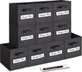 Fabric Cube Storage Bins 10 Pack