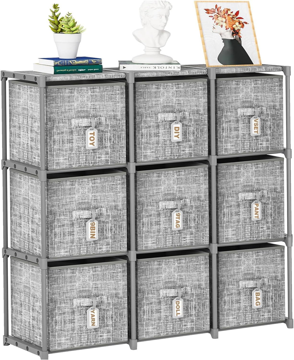 9 Cube Modular Storage Organizer