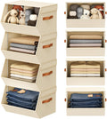 Stackable Fabric Closet Storage Bins