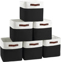 Fabric Cube Storage Bins 6 Pack