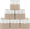 Fabric Cube Storage Bins 6 Pack