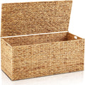 Water Hyacinth Wicker Storage Trunk
